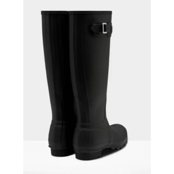 HUNTER ORIGINAL MATTE BLACK TALL RAIN BOOT - Picture 4 of 14